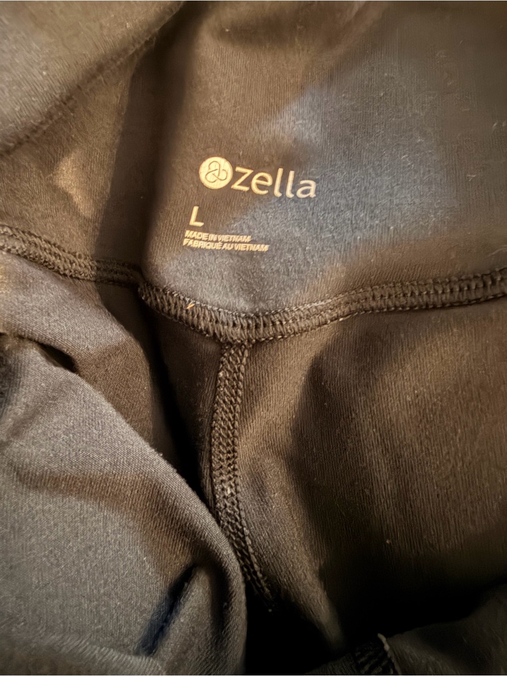 Zella Womens Black High-Rise Leggings - Picture 5 of 5
